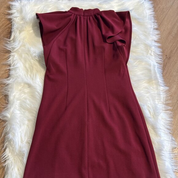 Burgundy Calvin Klein dress - Picture 4 of 4